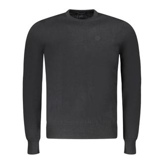 North Sails Round-neck Knitwear, male, Black, Size: S Crew-neck Sweater