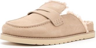 Dune London Goldys Womens Dress Flat Shoes Beige : 40 (US Womens 10) B - Medium, Suede