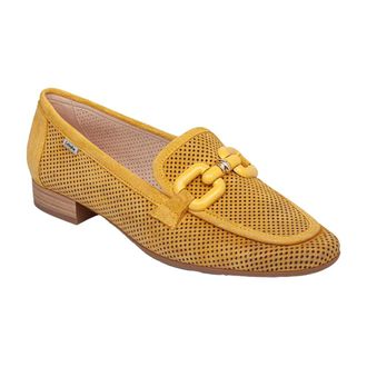 Callaghan Gevoerde Su&egrave;de Loafer - Dames - Schoenen - Geel - Maat: 39 EU Su&egrave;de