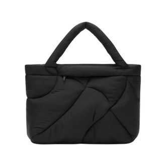 Roberto Cavalli Firenze Medium Tas - Dames - Handtassen - Zwart - ONE Size - Polyester - Tassen