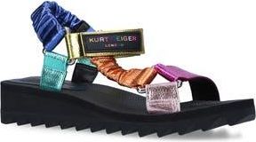 Kurt Geiger Orion Slingback Sandal in Multi Metallic Blue at Nordstrom Rack, Size 9.5