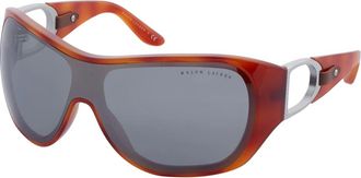 Ralph Lauren Shield Zonnebril - Dames - Accessoires - Bruin - Maat: ONE Size