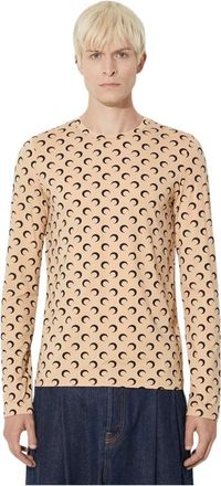 Marine Serre Long Sleeve Tops - Heren - Longsleeves - Veelkleurig - L - Tops
