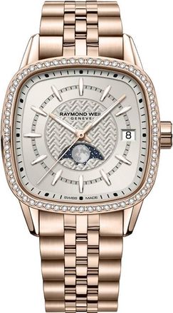 Raymond Weil Freelancer Automatic Moon Phase Ladies Watch 2496-P5S-40051