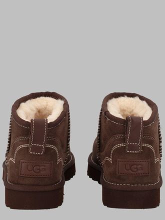 UGG Western-Inspired Suede Ankle Boots - Brown