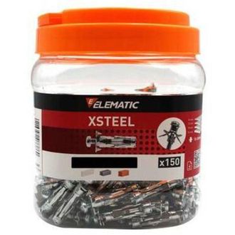 OEM Elematic Barattolo 150 Tasselli Xsteel M5 Cartong
