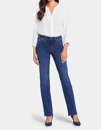 NYDJ Marilyn Straight Jeans In Cooper Wash