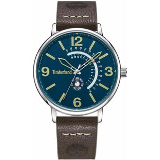 Timberland Saunderstown Watch - Heren - Accessoires - Grijs - Maat: ONE Size Leer