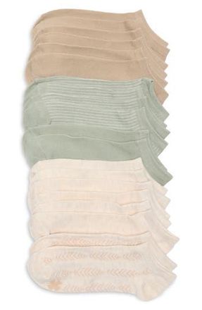 Lucky Brand 10-Pack Ikat Ankle Socks in Oatmeal Heather at Nordstrom Rack, Size 9/11