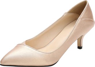 Generic Womens Mid High Block Heels Mary Jane Court Shoes Ladies Comfort Support Work Pumps UK Formal Smart Office Low Heeled Slip On Wide Fit Extra Stiletto 