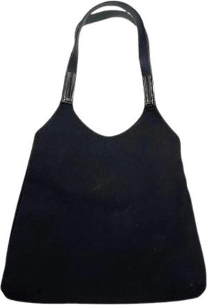 Ferragamo Pre-owned Shoulder Bags, female, Black, Size: ONE SIZE Pre-owned Shoulder Bag