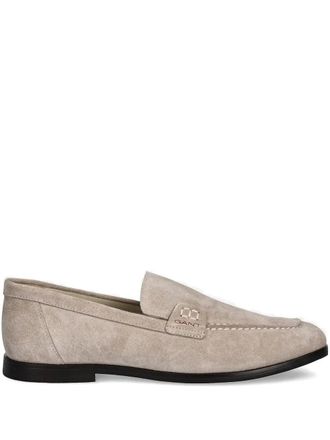 GANT suede leather loafers - women - Leather/Rubber/Suede - 39 - Neutrals