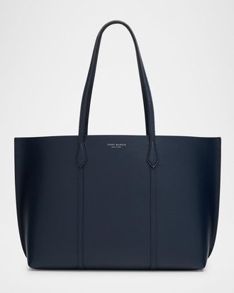 Tory Burch Perry Leather Triple Compartment Tote