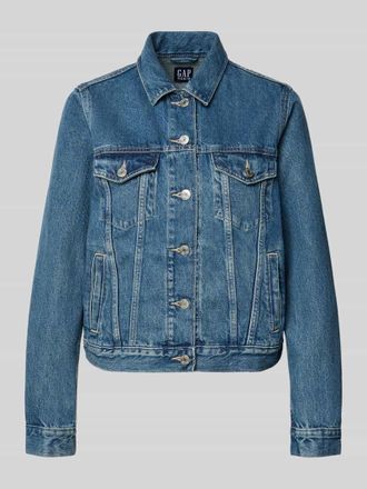 GAP Jeansjacke mit Brusttaschen in Jeansblau, Gr&ouml;&szlig;e XL