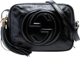 Gucci Pre-owned Cross Body Bags, female, Black, Size: ONE SIZE Pre-owned Soho Disco Crossbody Bag