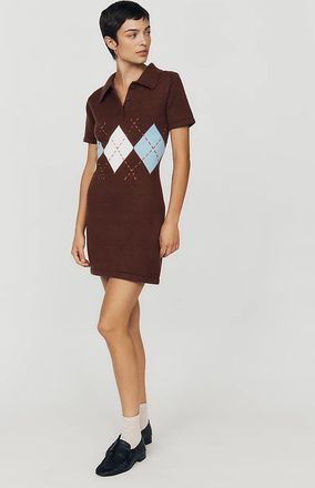English Factory Polo Knit Mini Dress