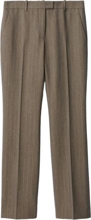 Burberry Gestreepte broek - Grijs