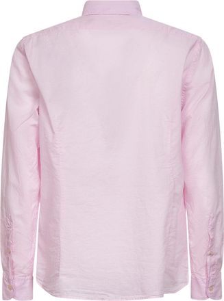 MC2 Saint Barth Mens Chemise Shirt Pink Voile Cotton