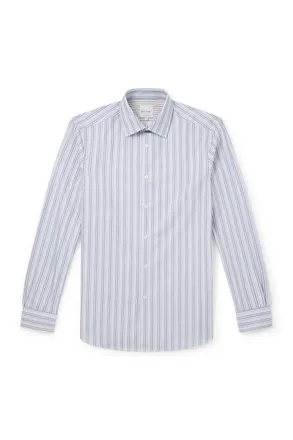 Paul Smith Slim-Fit Striped Cotton-Poplin Shirt