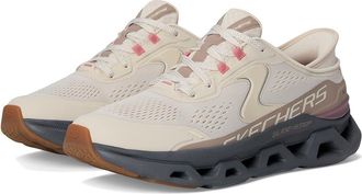 Skechers Glide Step Altus Hands Free Slip Ins Womens Shoes Natural Grey : 5.5 B - Medium, Synthetic