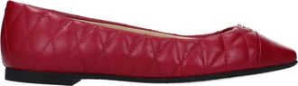 Jimmy Choo London Leni Donnas Ballerine In Pelle Fucsia/Lampone