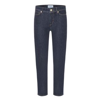 Cambio Slim Fit Jeans, female, Blue, L, Piper Cropped