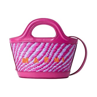 Marni Mini Bags, female, Pink, Size: ONE SIZE Tropicalia Micro Handbag
