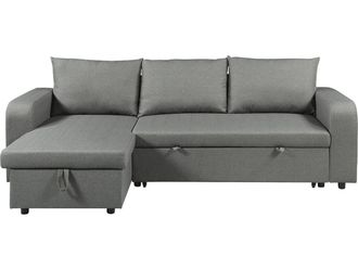 Habitat et Jardin Sof&aacute; Esquinero Reversible/convertible De Tela <> - 3 Plazas - Gris