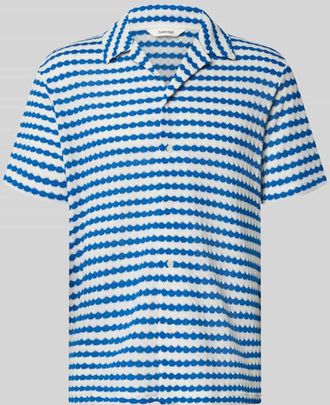 Selected Relaxed Fit Poloshirt aus Baumwoll-Mix Modell DYLAN in Royal, Gr&ouml;&szlig;e XXL