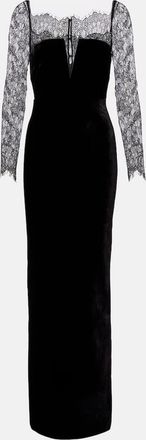 Roland Mouret Abito lungo in pizzo