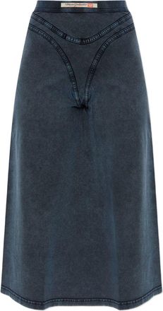 Diesel denim midi-rok