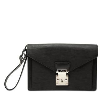 Louis Vuitton Pre-owned Clutches, female, Black, Size: ONE SIZE Pre-owned Sellier Dragonne Clutch
