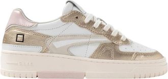 D.A.T.E. Torneo Pure Laminated - Dames - Sneakers - Wit - 39 EU - Katoen - Schoenen