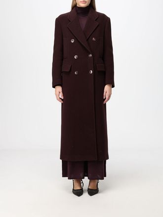 Pinko Cappotto lungo doppiopetto in misto lana con rever classici