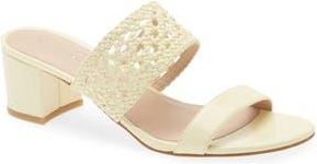 Stuart Weitzman Briar Slide Sandal in Buttercup at Nordstrom Rack, Size 10.5