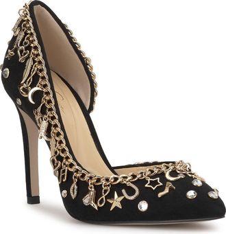 Jessica Simpson Palias Half dOrsay Pump in Black at Nordstrom, Size 8.5