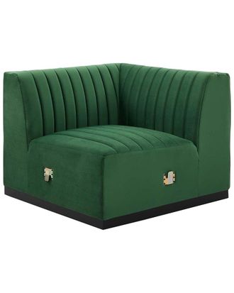 ModWay Conjure Channel Tufted Performance Velvet Right Corner Chair