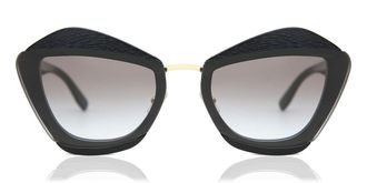Miu Miu MU01XS 06F0A7 Womens Sunglasses Black Size 67