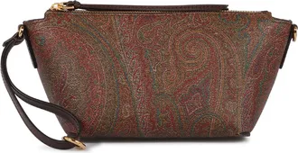 Etro Womens Mini Handbag Arnica Brown Cotton Handbags Hand Bags