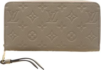 Louis Vuitton Empreinte Beige Tourterelle Leather Long Wallet (Bi-Fold) (Pre-Owned)