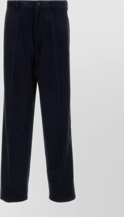 Prada corduroy trousers with back pockets and belt loops