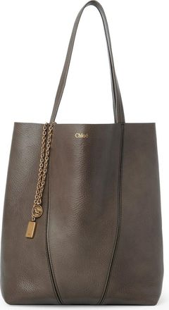 Chlo&eacute; CHLO&Eacute; SPIN TOTE BAG IN GRANATE LEATHER - Chloe - Woman