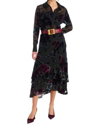 Allison New York Crawford Skirt In Black Floral