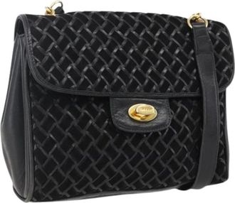 Bally Pre-owned Leather Shoulder Bag - Dames - Vintage Schoudertas - Zwart - ONE Size - Leer - Vintage