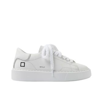 D.A.T.E. Sneakers, female, White, Size: 10 US Low-top Leather Sneaker