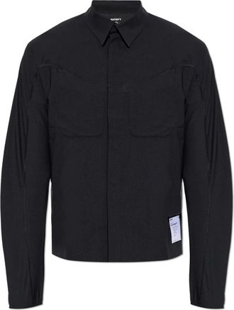 SATISFY Hombre, Camisas, Negro, Talla: M