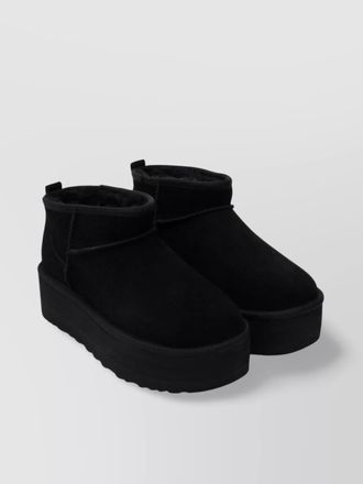 UGG platform ankle boots
