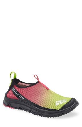 Salomon Gender Inclusive RX Moc 3.0 Slip-On Sneaker in Pink Yarrow/Acid Lime at Nordstrom, Size 11.5 Womens