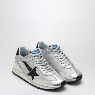 Golden Goose Sneaker Marathon In Nylon Ripstop Silver