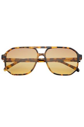 Freyrs Eyewear Billie Aviator Sunglasses in Tortoise /Brown at Nordstrom